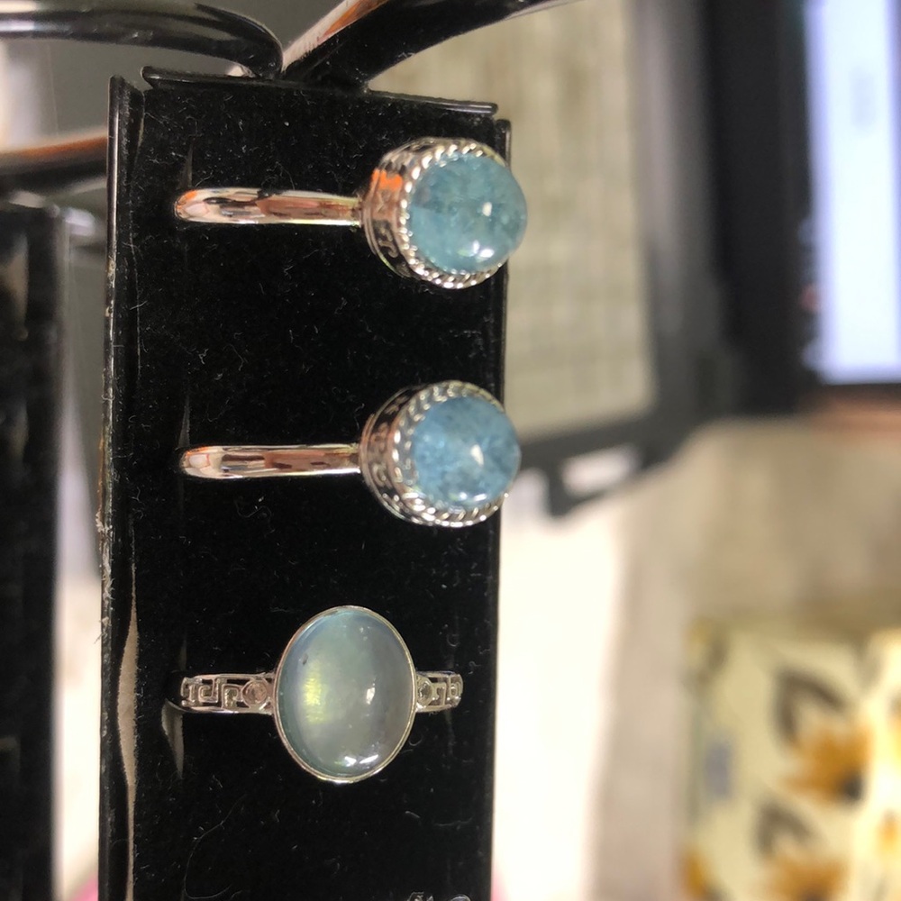 aquamarine rings